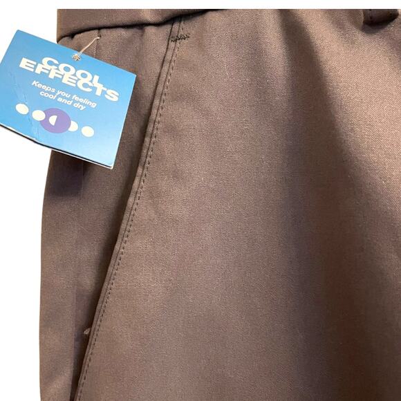 Dockers Flat Front Classic Fit Permanent Crease Men's Grey Size W38 L29 - Picture 10 of 14